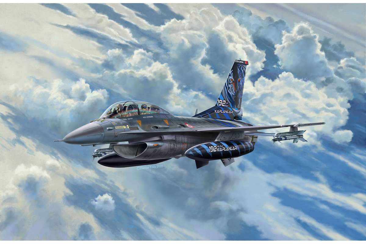 Model Set F-16D Fighting Falcon 1:72