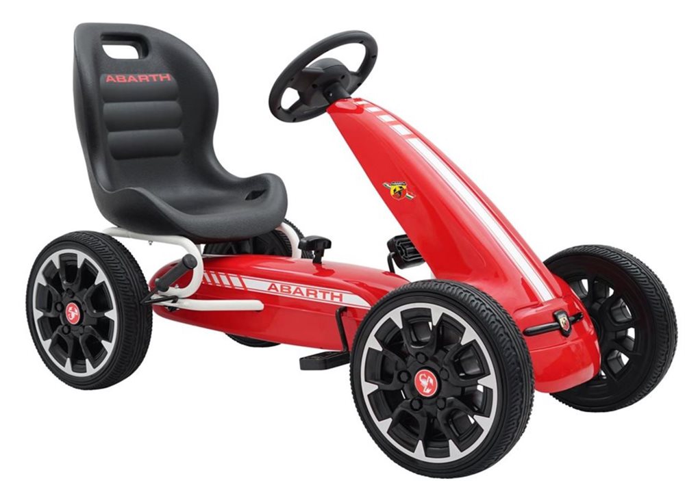 Abarth Gokart med pedaler och gummidäck