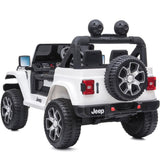 Jeep Wrangler Rubicon White, 4x12V