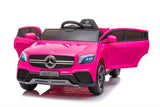 Mercedes GLC Coupé Rosa – Elbil för barn, 4x12V med EVA-däck och lädersäte