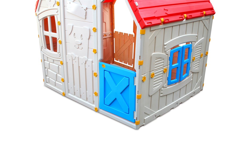 Elitetoys Lekstuga Fantasy XL med dörrar, fönster och balkong