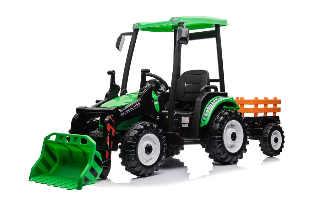 Azeno Farmer Excavator 24V Traktor med släp
