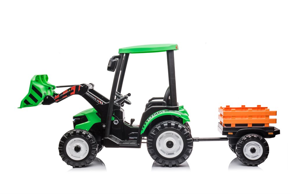 Azeno Farmer Excavator 24V Traktor med släp