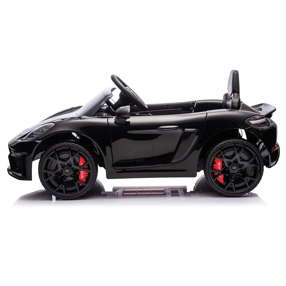 Porsche Spyder 718 RS Elbil med gummihjul – 12V