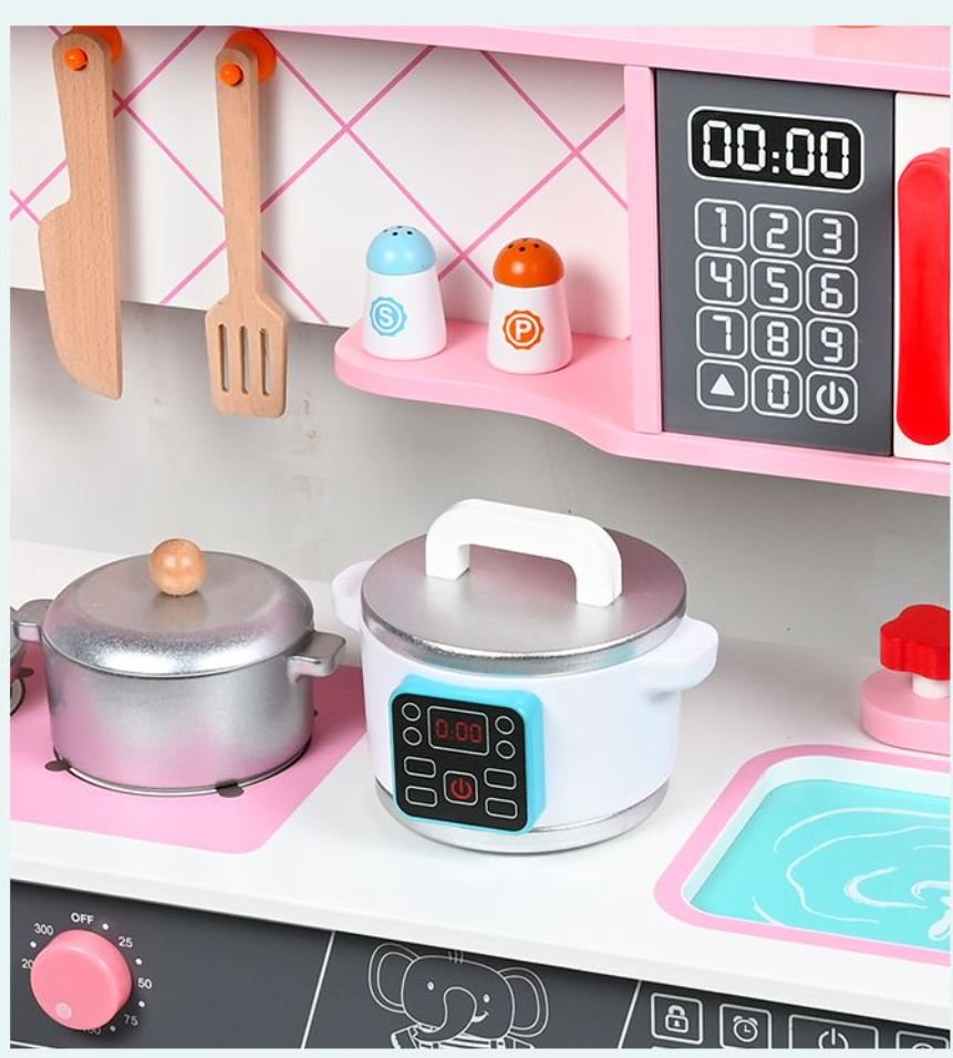 Kids Zone Kitchen Sweet Pink
