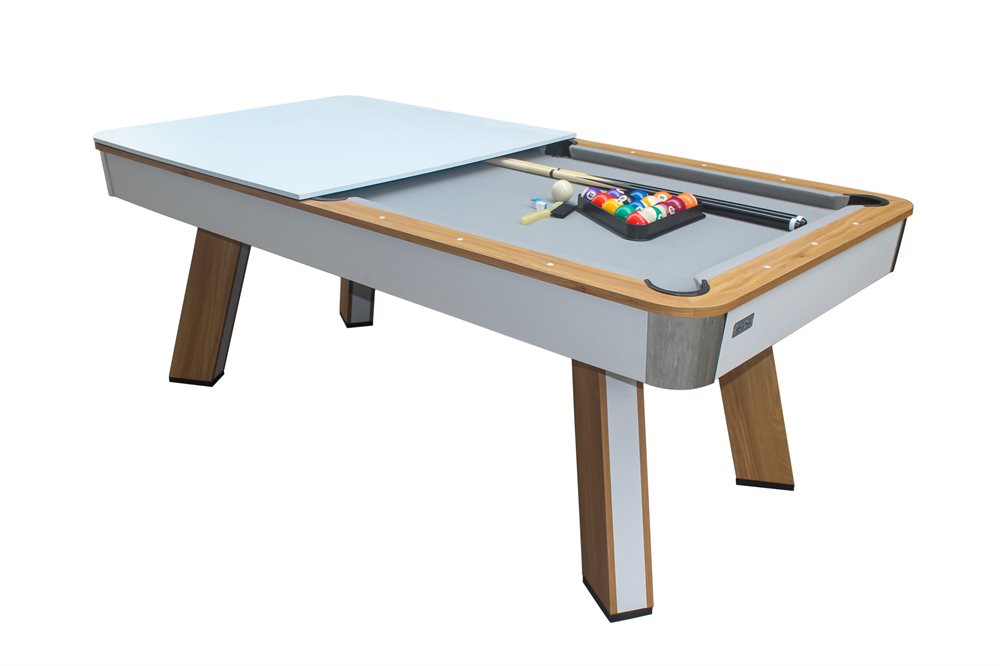 Stanlord Pantheon 7 fot Multibord – Biljard, Bordtennis och Matbord i Vitt