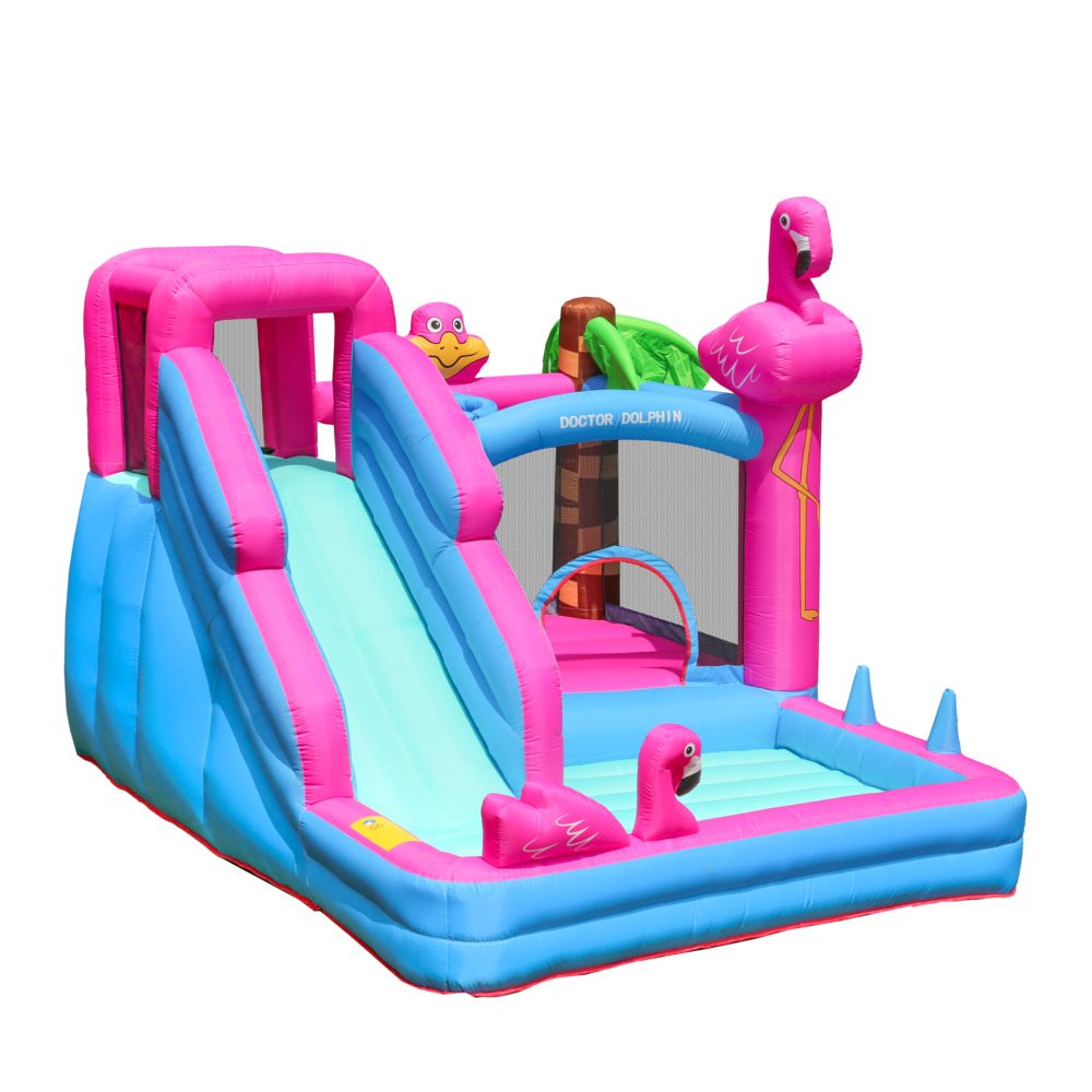 Doctor Dolphin Bounceborg Flamingo inkl. 450W fläkt