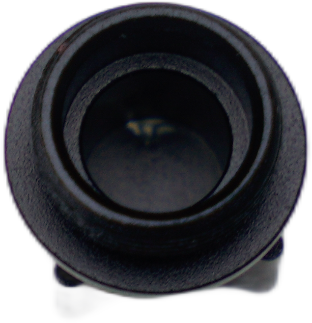 Aluminium plug/cover with rubber band