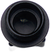 Aluminium plug/cover with rubber band