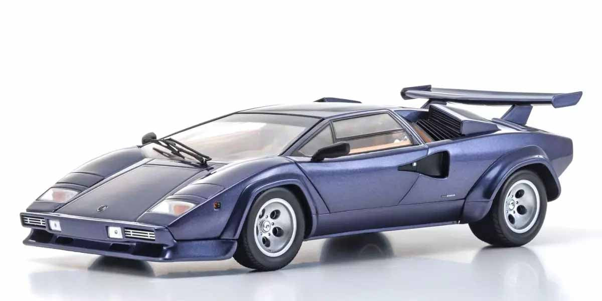 Kyosho 1:18 Lamborghini Countach LP5000 Quattrovalvole Dark Blue