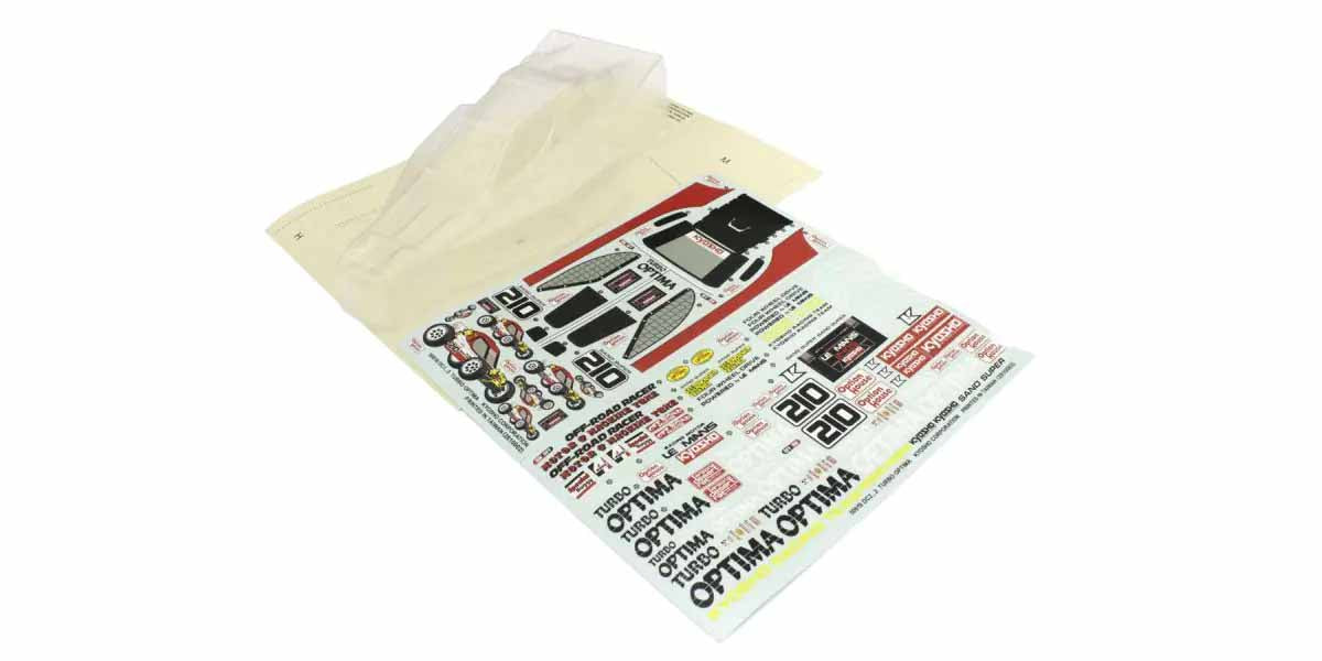 Kyosho Turbo Optima Body shell Set
