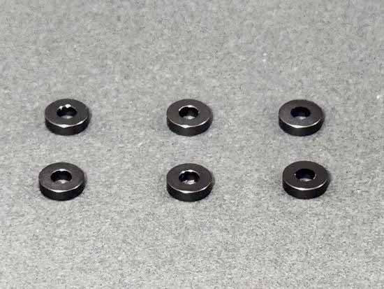 AMR Gun Metal Anodized Washer 3x7x2mm (6)