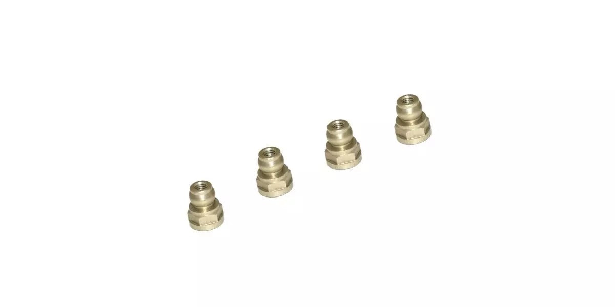Kyosho RB7.5 / ZX7.5 Velvet Coating 5.8mm Shock Mount Pivot Ball (4)