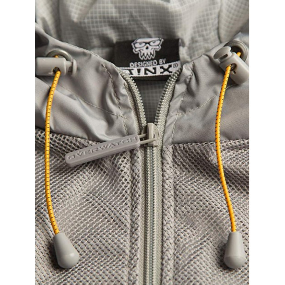 Jinx Overwatch - Logo Windbreaker Jacket Grey, S