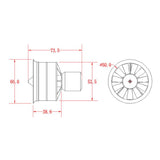 90mm Ducted fan(12-blade) w/o motor