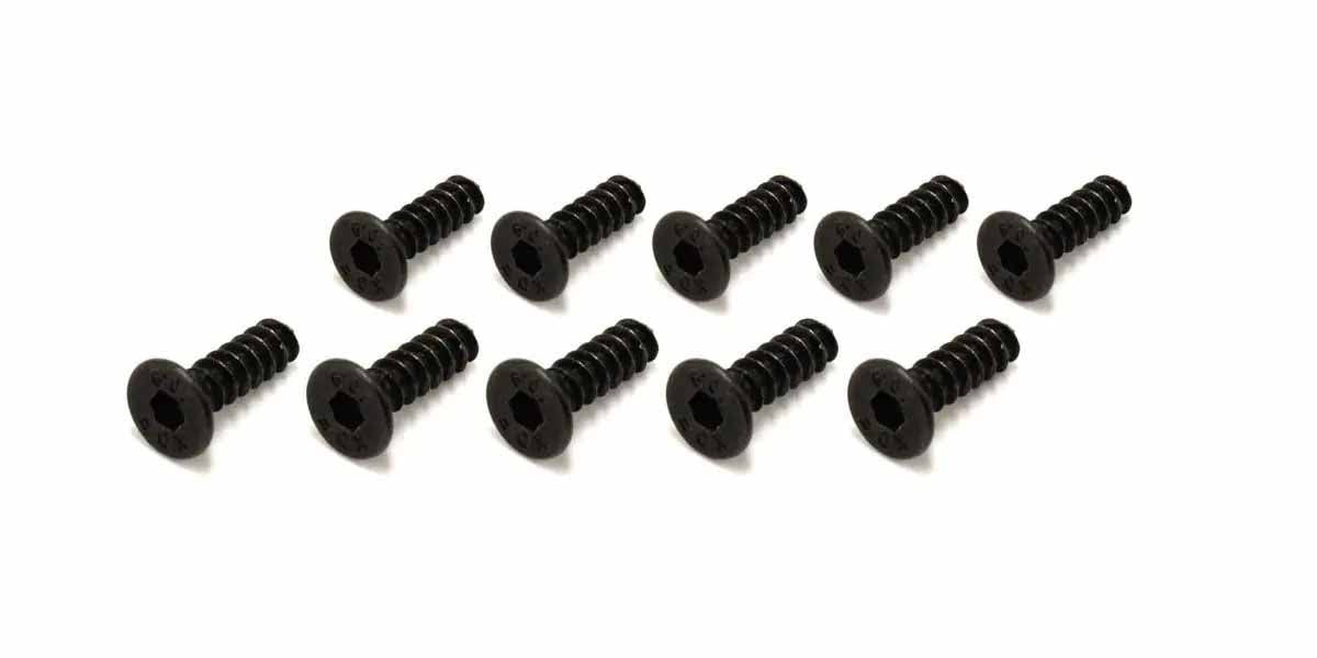Kyosho TP Hex Flat Head Screws M3x8mm (10)