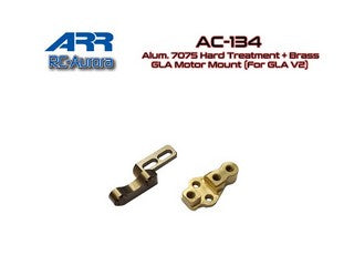 RC Aurora Racing Alum. 7075 Hard Treatment + Brass GLA Motor Mount (For GLA V2)