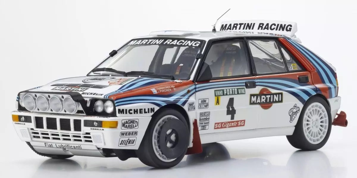 Kyosho 1:18 Lancia Delta Integrale Evo Portugal 1992 Martini Nr.4
