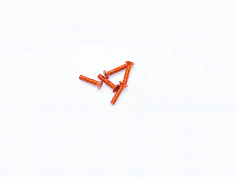 ARROWMAX AM14CS3014-O - ALU SCREW ALLEN COUNTERSUNK M3X14 ORANGE 7075