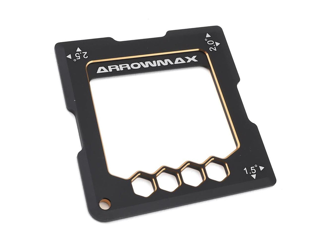 ARROWMAX AM171006 - Quick Camber Gauge For 1/10th 1.5 2 2.5 degrs Black Golden