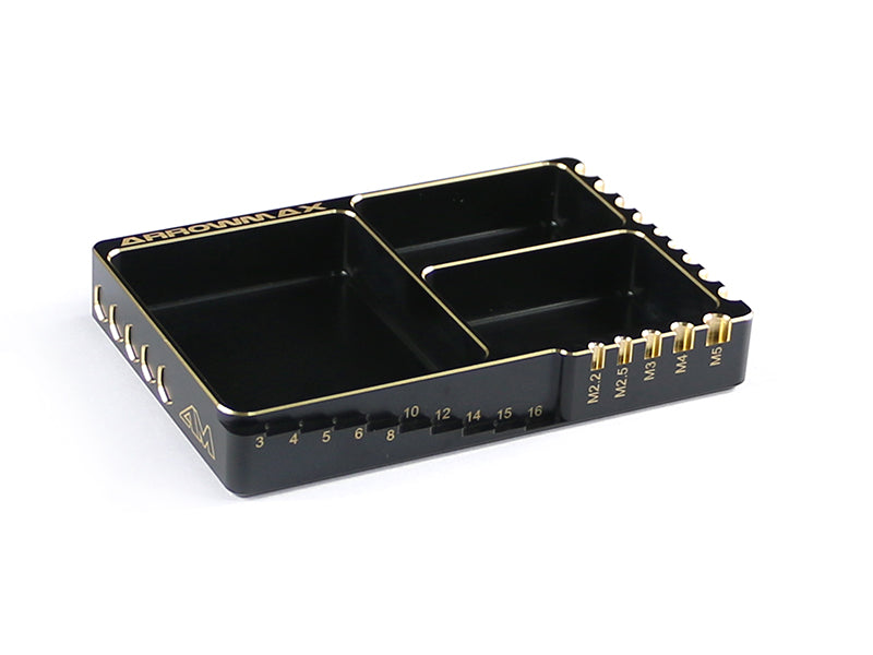 ARROWMAX AM171063 - MULTI ALU CASE FOR SCREWSBLACK GOLDEN 120x80x18
