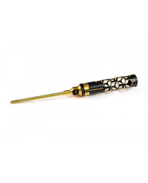ARROWMAX AM440141BG - PHILLIPS SCREWDRIVER 4.0 X 100MM BLACK GOLDEN