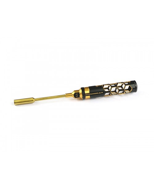 ARROWMAX AM450155BG - NUT DRIVER 5.5 X 100MM BLACK GOLDEN