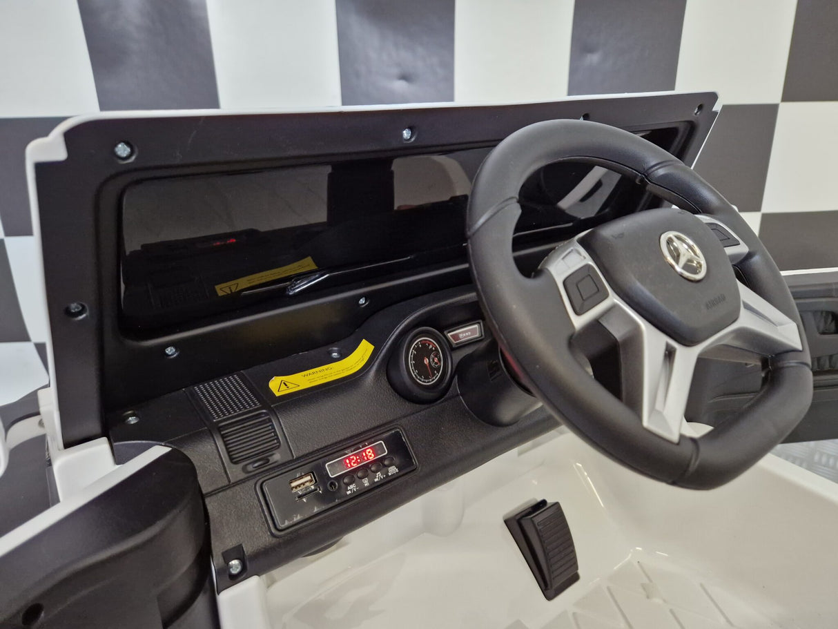 Børnebil Mercedes G63 6×6 AMG 1 person hvid