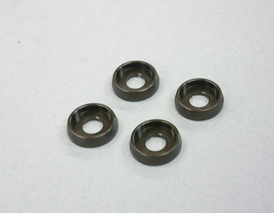 AUTOMODEL AMR-027GM - M4 Flat Head Washer 4 Gun Metal