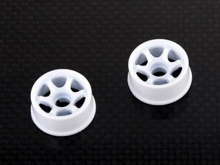 Atomic S6 Delrin 19.5mm Rim F1.0° Front White (For MR-02/03)