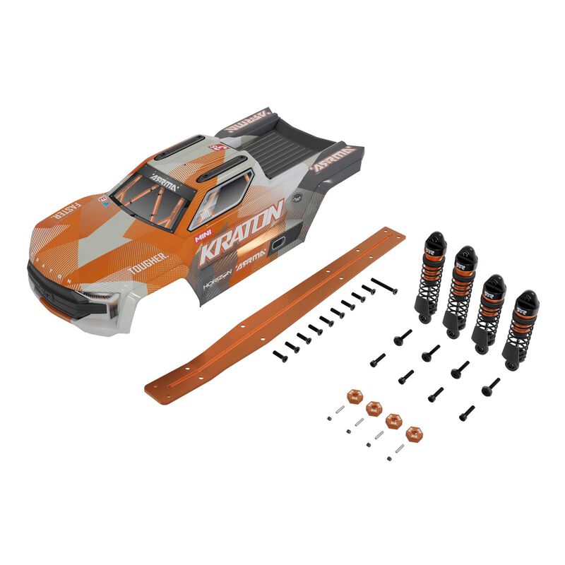 ARRMA MINI KRATON Orange Body & Parts Bundle