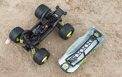 1/16 GORGON GROM 4X4 RTR Brushed Monster Truck (Battery & Charger Included)