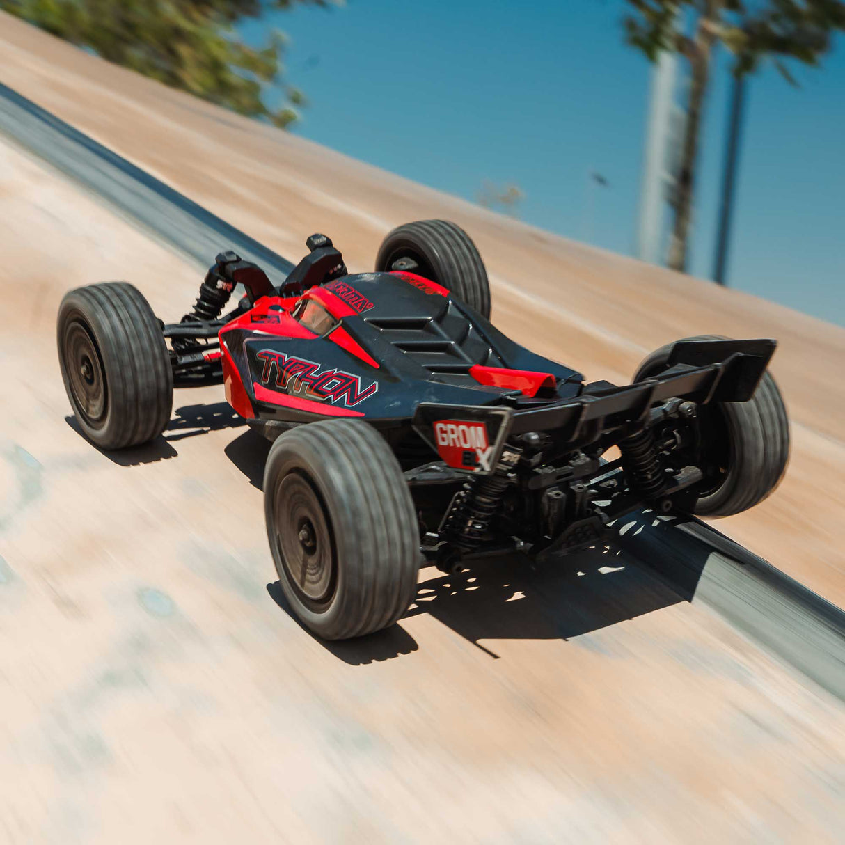 1/14 TYPHON GROM 223S DSC 4X4 RTR Brushless Buggy (Battery & Charger Included), Red