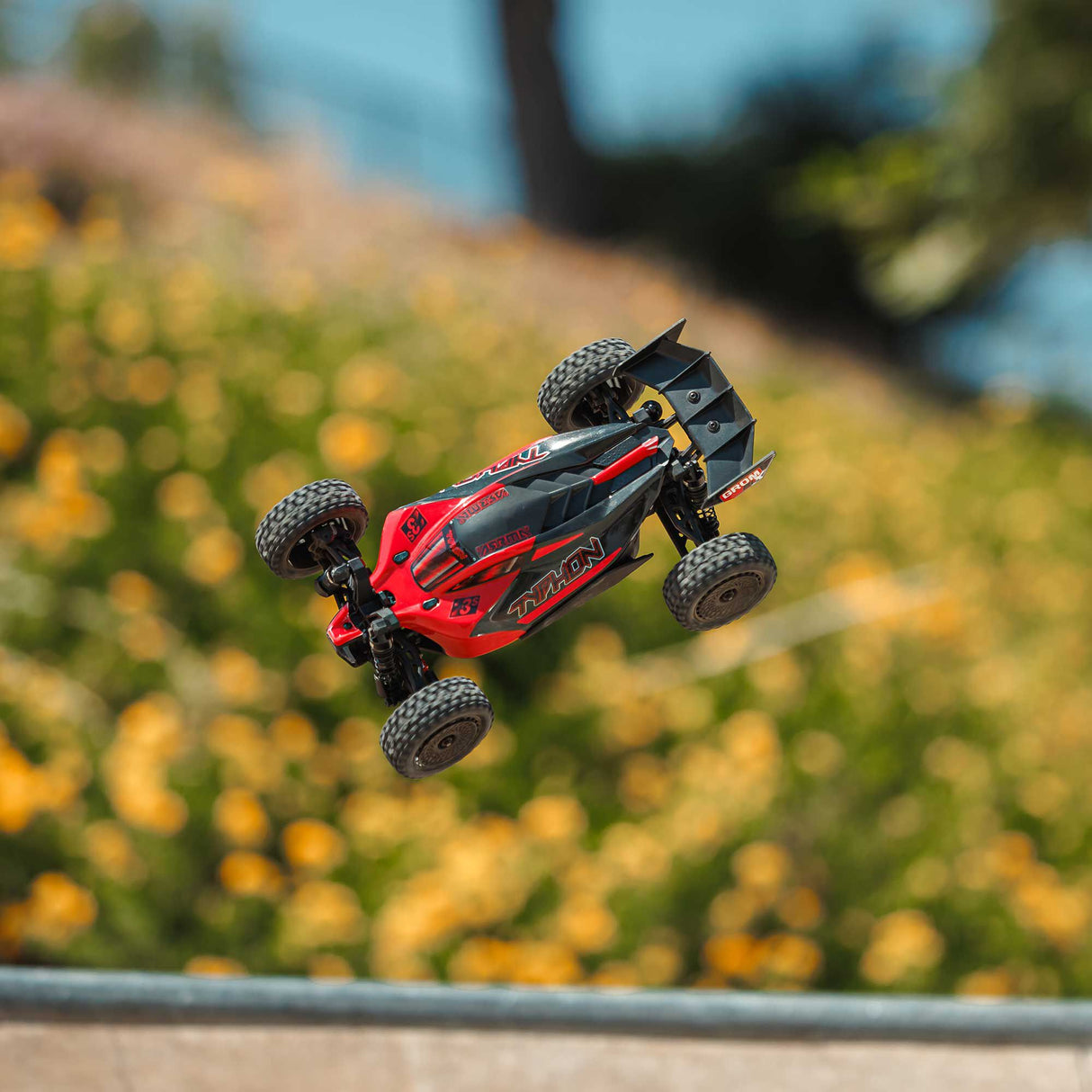 1/14 TYPHON GROM 223S DSC 4X4 RTR Brushless Buggy (Battery & Charger Included), Red