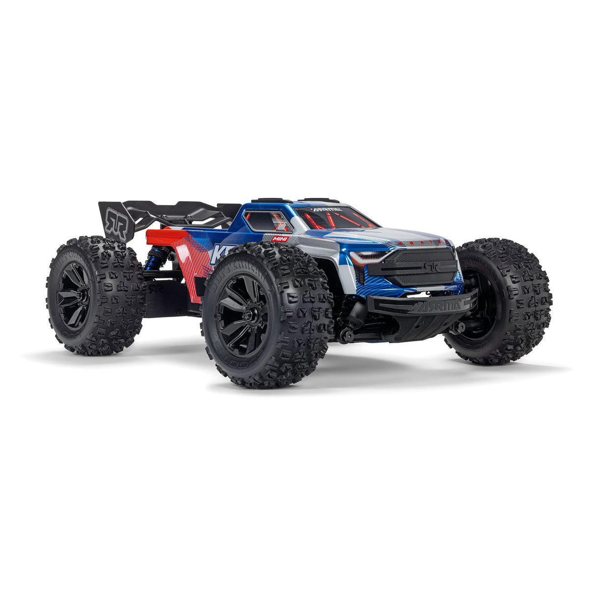 1/16 MINI KRATON 3S DSC 4X4 RTR Brushless Speed Truck (3S Battery & Charger Included) , Red/Blue
