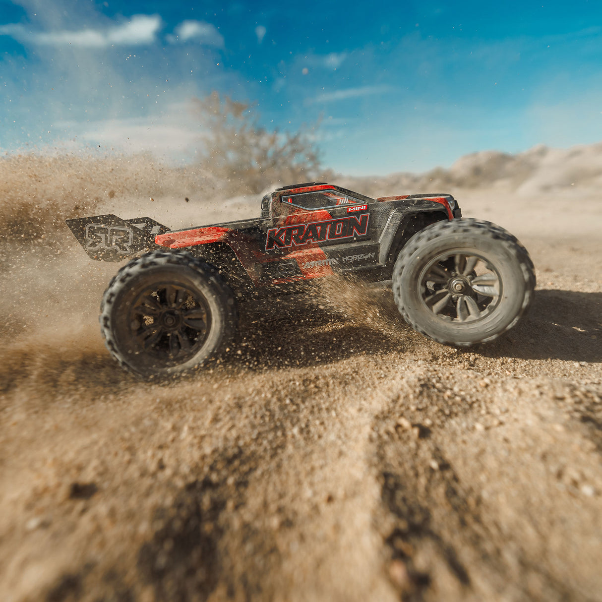 1/16 MINI KRATON 3S DSC 4X4 RTR Brushless Speed Truck , Black/Red
