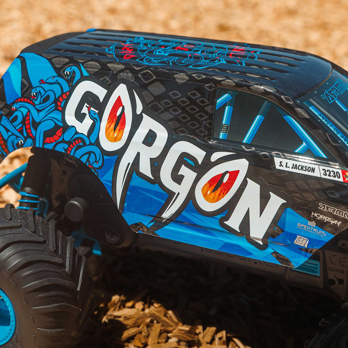 1/10 GORGON 2WD RTR Brushed Monster Truck (Battery & Charger Included)