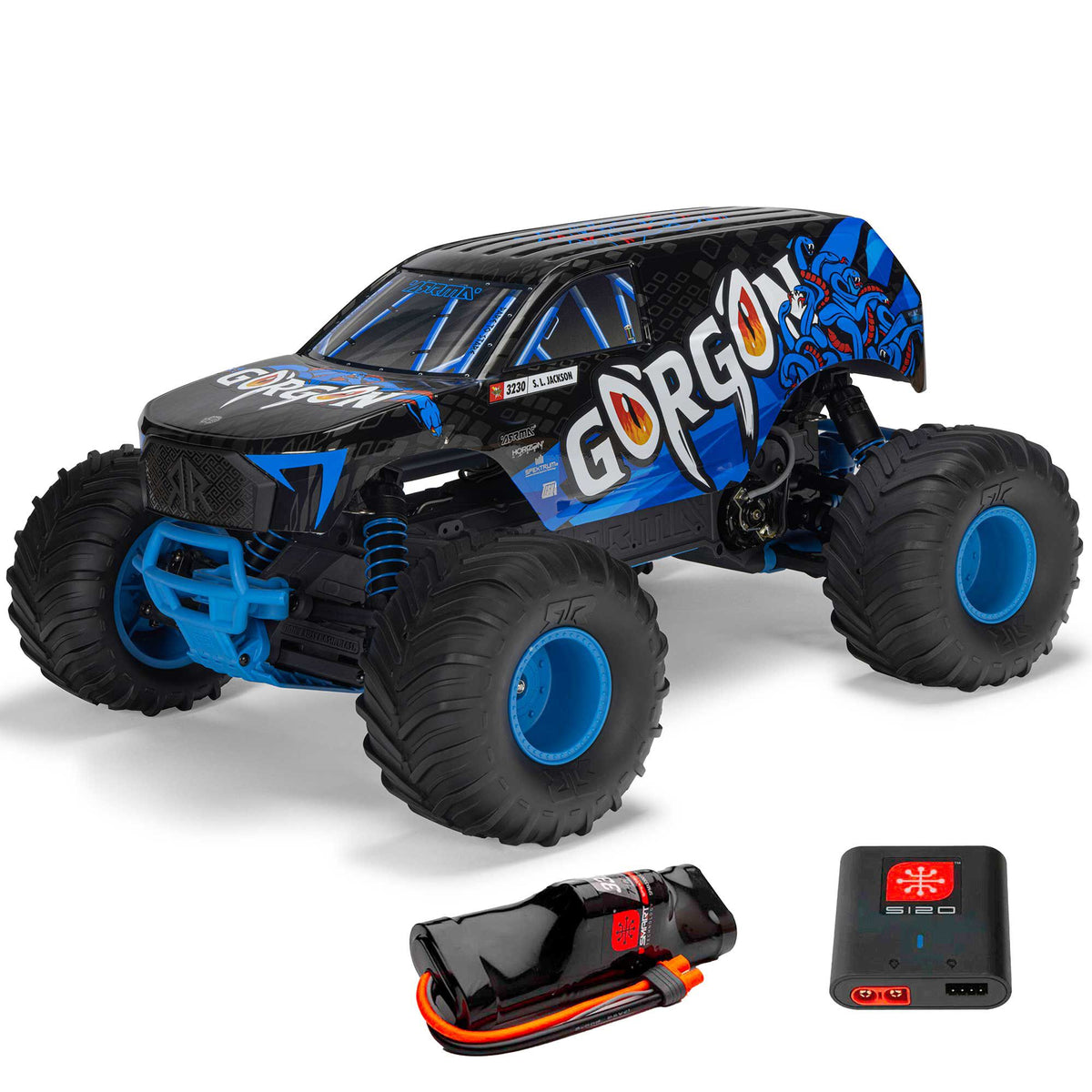 1/10 GORGON 2WD RTR Brushed Monster Truck (Battery & Charger Included)