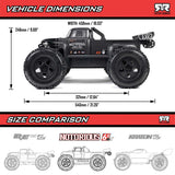 1/10 SCX10 III Coyote 4X4 RTR Brushed Rock Crawler, Blue
