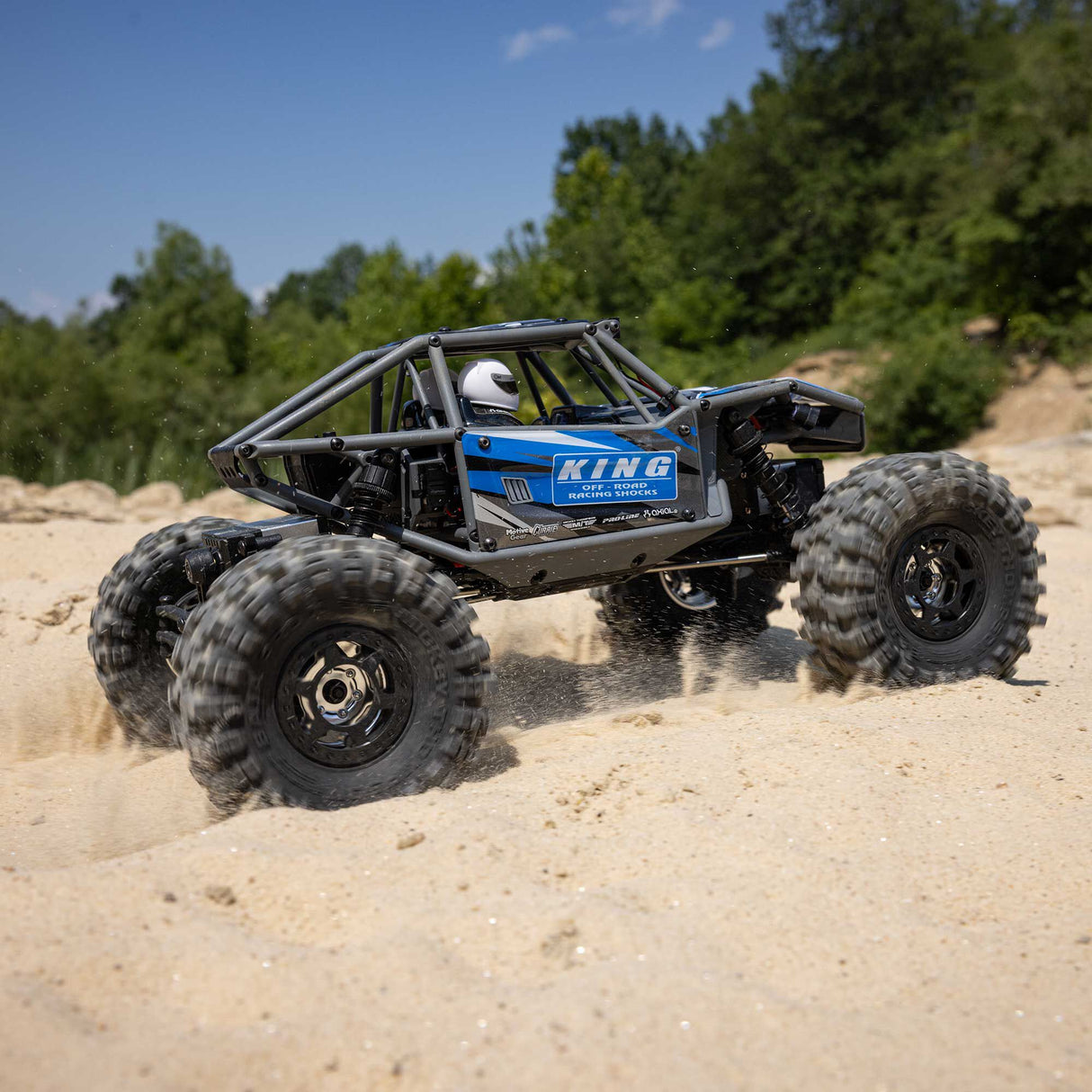 1/10 SCX10 III Coyote 4X4 RTR Brushed Rock Crawler, Blue