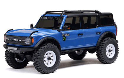 1/30 SCX30 Ford Bronco 4X4 RTR Brushed Rock Crawler (Battery & Charger Included)