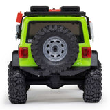 1/30 SCX30 Jeep Wrangler JLU 4X4 RTR Brushed Rock Crawler (Battery & Charger Included), Green