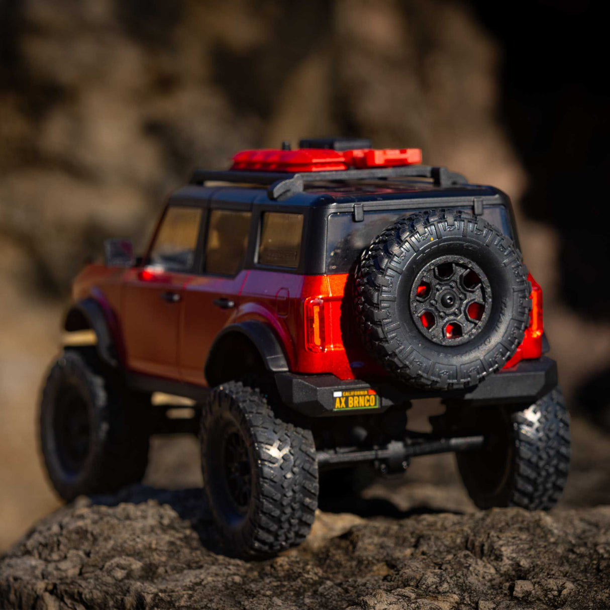 1/24 SCX24 2021 Ford Bronco 4WD Truck RTR, Red