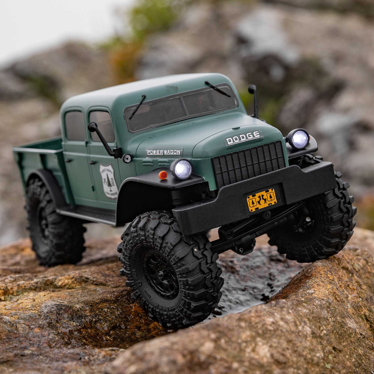 SCX24 40's 4 Door Dodge Power Wagon, :1/24 4WD-RTR