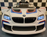 Elektrisk koerebil BMW M6 GT3 med 2.4G RC hvid