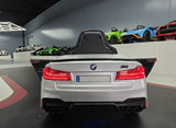 BMW M5 24V elbil för barn – 1 person, metallic grå