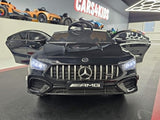 Elektrisk børnebil Mercedes CLA 45 metallic sort