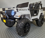 Gravity børnejeep 12V – 2 personer, hvid