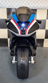 BMW HP4 12V barntrike – blå