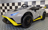 Lamborghini Huracan STO 12V drift elbil för barn – 1 person